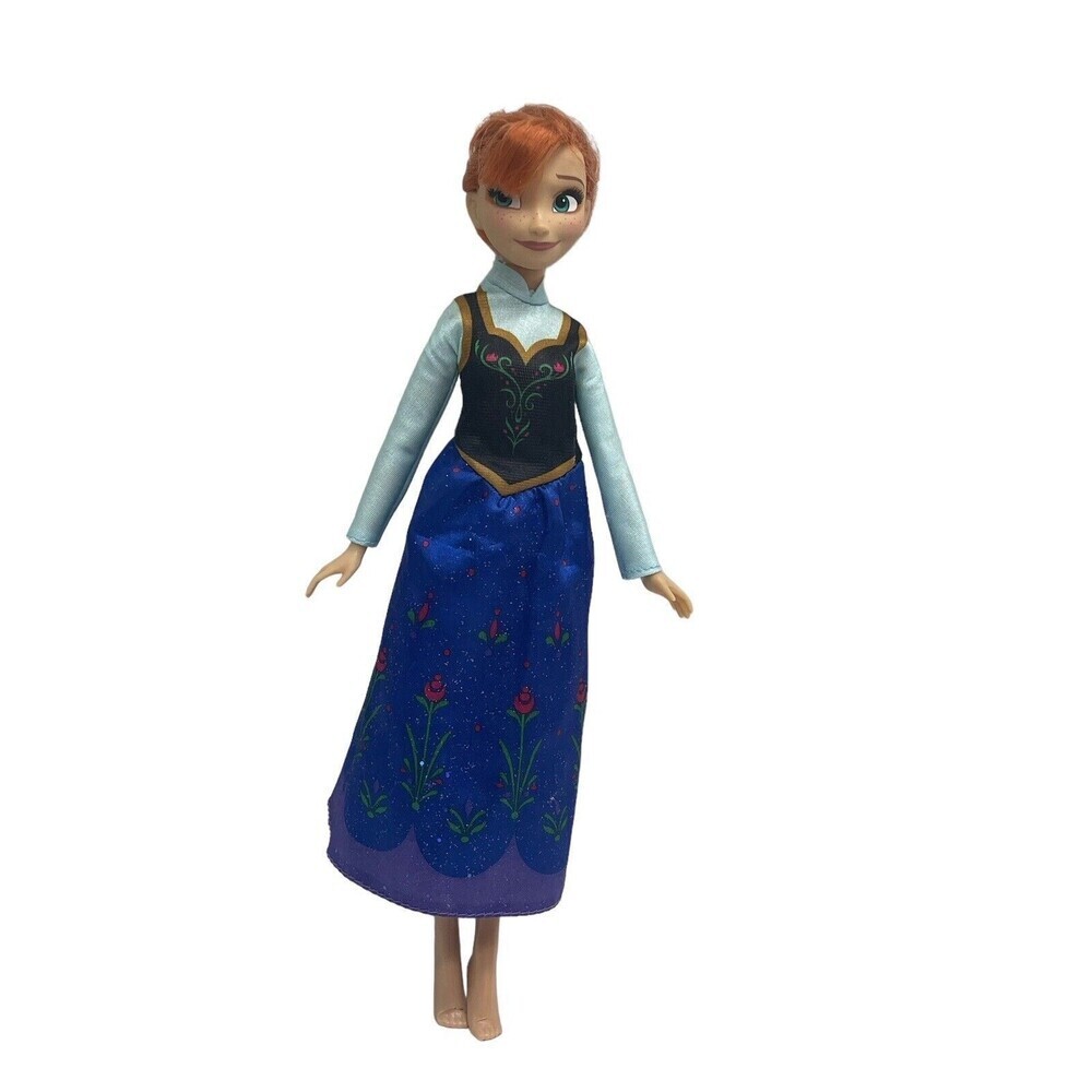 Disney Frozen Anna Barbie Fashion Doll Hasbro Red Hair Braids